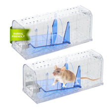 Load image into Gallery viewer, NEOPOO Mouse Traps Reusable Rat Traps for Indoors Safety Trap Sturdiness Highly Sensitive with Easy to lock and Use Design (2 Pieces/Blue)