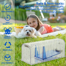 Load image into Gallery viewer, NEOPOO Mouse Traps Reusable Rat Traps for Indoors Safety Trap Sturdiness Highly Sensitive with Easy to lock and Use Design (2 Pieces/Blue)